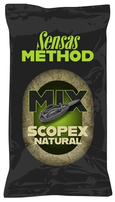Sensas Method Mix Natural Scopex 1kg Superprijs