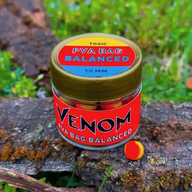 Feedermánia Venom PVA Bag Balanced Boilies - Toxic 10mm Beperkt Aanbod