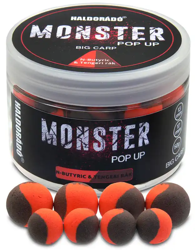 HALDORÁDÓ MONSTER Pop Up Big Carp 13, 17 mm - Vajsav & Tengeri rák Bestseller