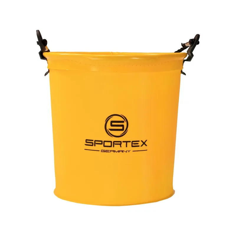 Laatste Kans Sportex Eva Bucket Vizmerő Edény Yellow 21*20cm