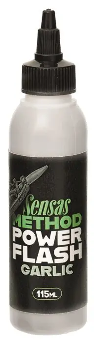 Aanbieding Sensas Gel Power Flash White Garlic 115ml