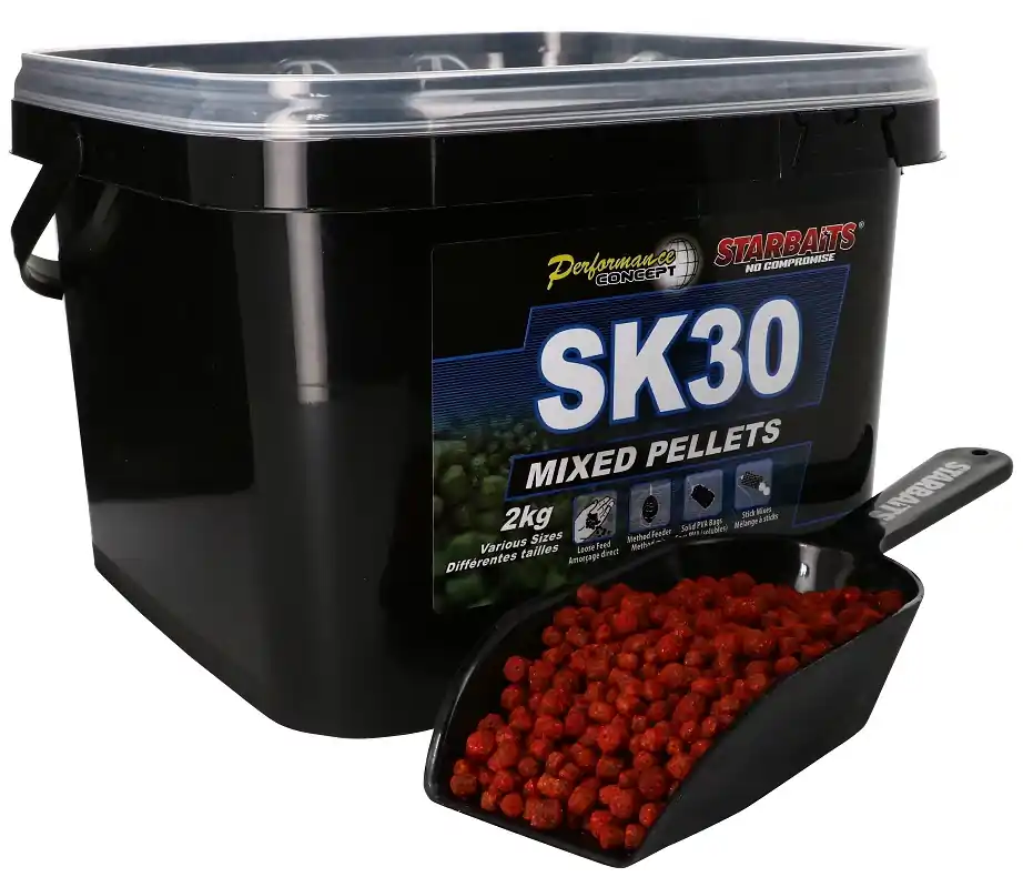Starbaits Pellet Mixed SK30 2kg Seizoensaanbieding