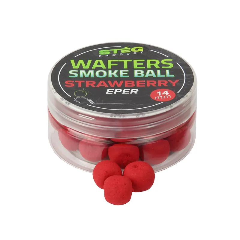 Stég Wafters Smoke Ball 14mm 40g - eper Lage Kosten