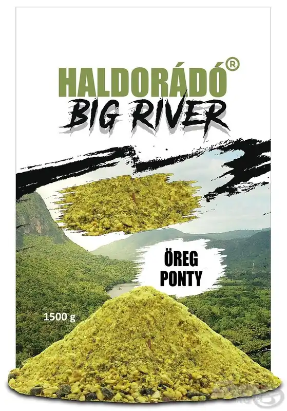 Tijdelijk Beschikbaar Haldorádó BIG RIVER - Öreg Ponty etetőanyag