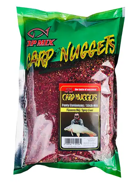 Top Mix Carp Nuggets - Fűszeres Máj Premium
