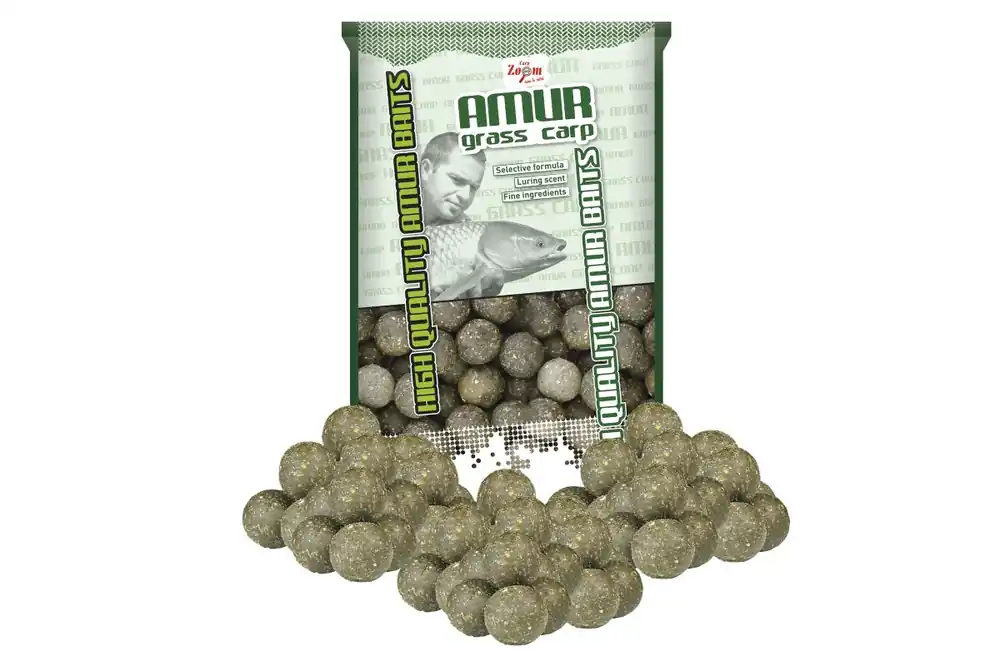 Alleen Vandaag CarpZoom Amur-Grass Carp Boilie horogcsali, 20mm, klasszikus, 800g