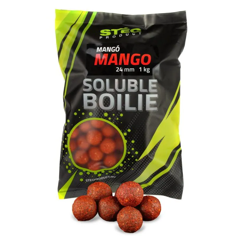 Stég Soluble Boilie 24mm 800g - mangó Korting
