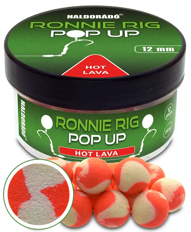 Haldorádó Ronnie Rig Pop Up - Hot Lava 12 mm Gratis Retour