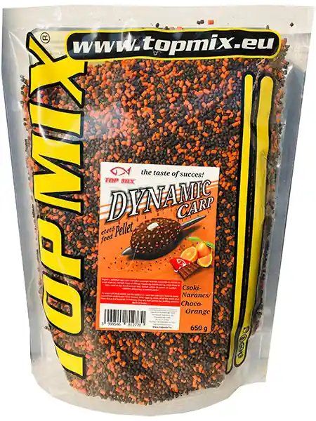 Betrouwbaar Top Mix Dynamic Carp etető pellet, Csoki Narancs