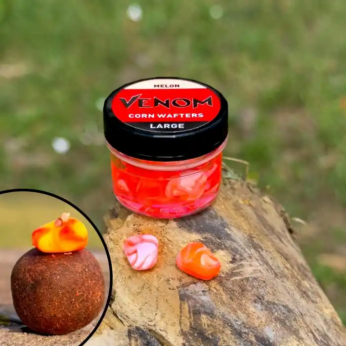 Beste Prijs Feedermánia Venom Corn Wafters L - Melon