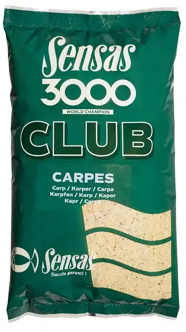 Express Levering Sensas Etetőanyag 3000 Club Carpes (ponty) 1kg