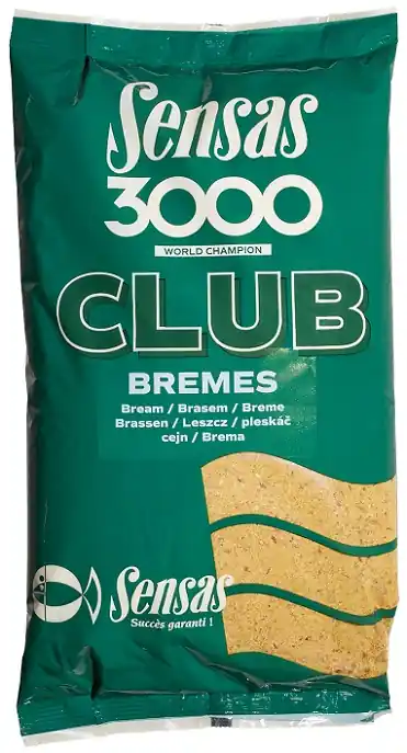 Sensas Etetőanyag 3000 Club Bremes (dévér) 2,5kg Tijdelijk Beschikbaar