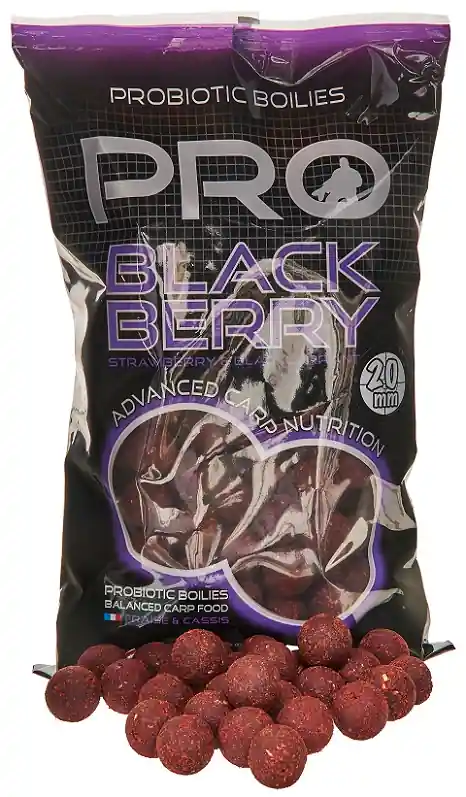 Starbaits Boilies Pro Blackberry 800g 20mm Beperkte Voorraad