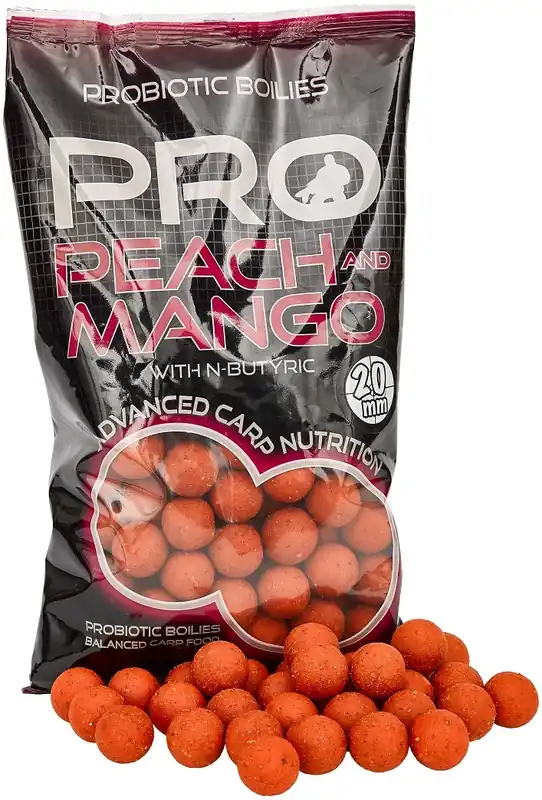 Starbaits Boilies Pro Peach & Mango 800g 30mm Koop Vandaag