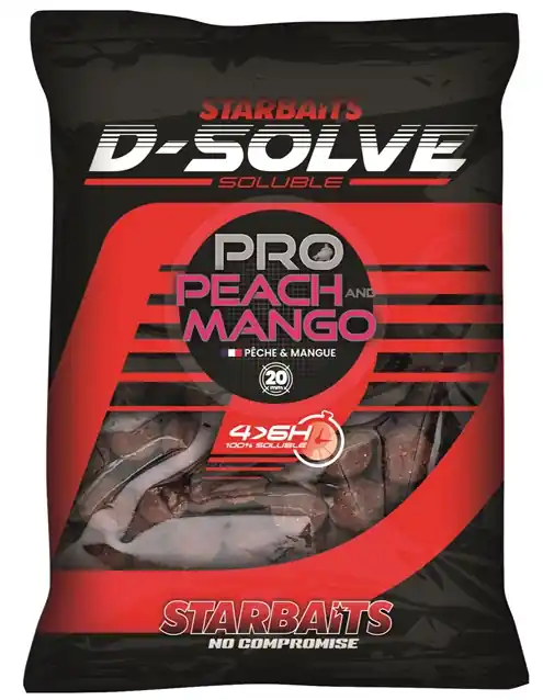 Hoge Kwaliteit Starbaits D-Solve Boilies Pro Peach Mango 2,5kg 20mm