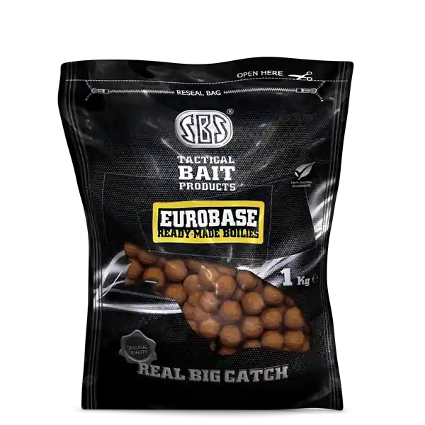 Gereduceerde Prijs SBS EuroBase Ready-Made Boilies (Krill, Fishy, 24 mm, EuroBase)