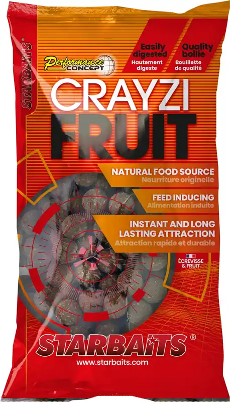 Starbaits Boilies Crayzi Fruit 2kg 20mm Gratis Retour