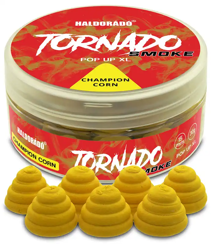 Haldorádó TORNADO Smoke Pop Up XL 15 mm - Champion Corn Uitverkoop