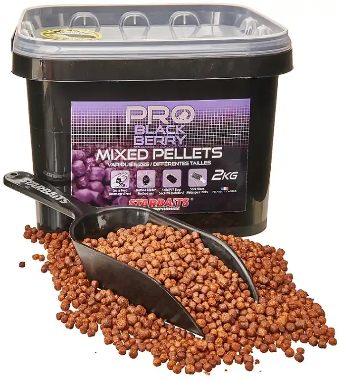 Premium Starbaits Pellet Mixed Pro Blackberry 2kg