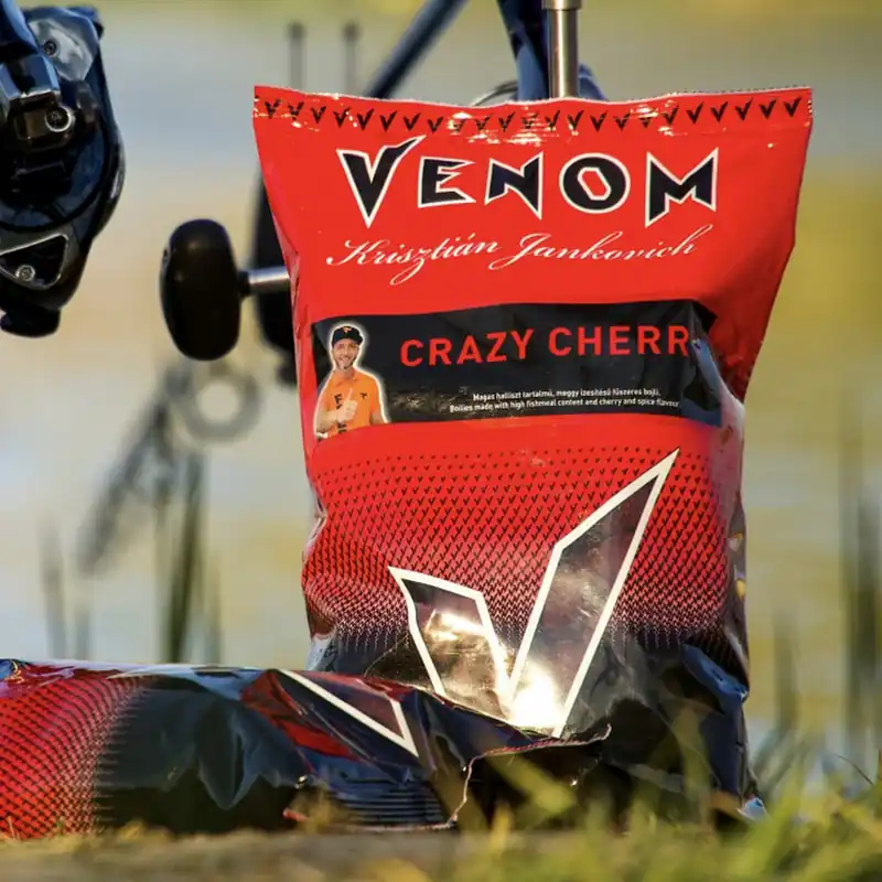 Direct Verzonden Feedermánia Venom Boilie 24mm Crazy Cherry