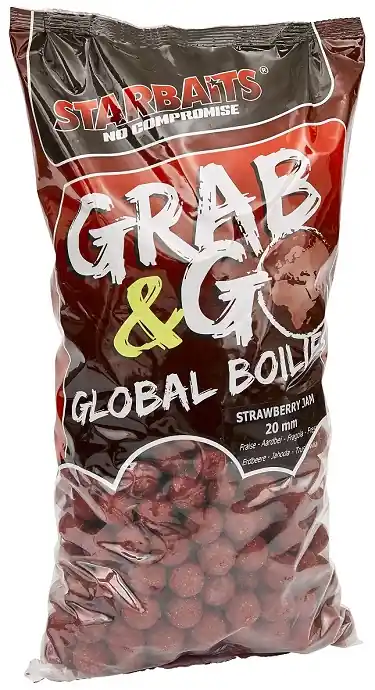 Populair Starbaits Boilies Global Strawberry Jam 2,5kg 24mm