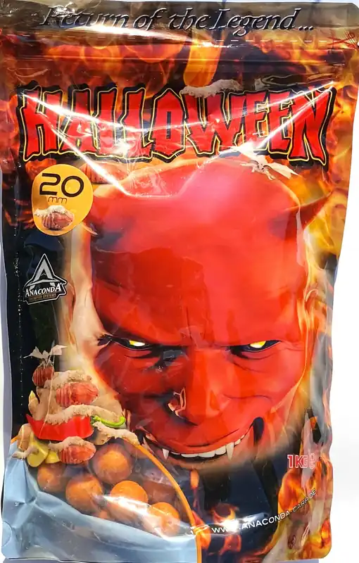 ANACONDA Halloween Boilie Fűszeres-Édes-Selyemhernyó/20mm/1Kg Populair