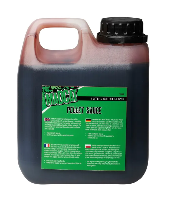 MADCAT PELLET SAUCE 1L SQUID harcsázó aroma Gratis Retour