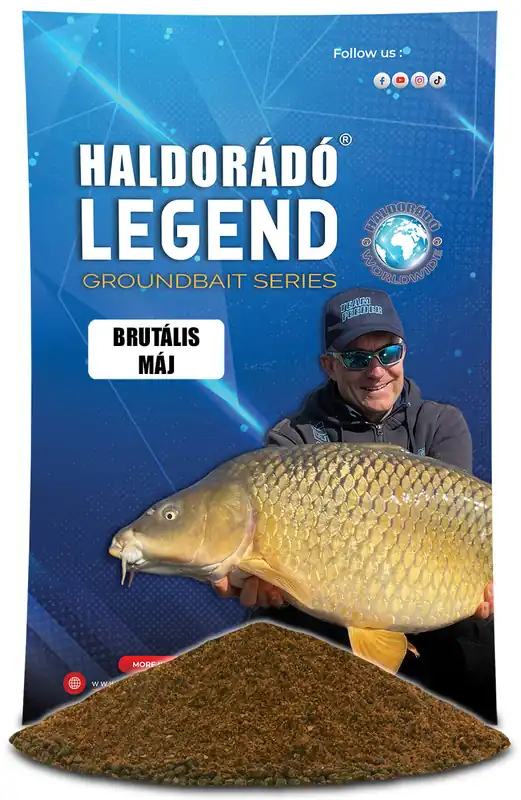 Haldorádó LEGEND Groundbait - Brutális Máj Tijdelijk Beschikbaar