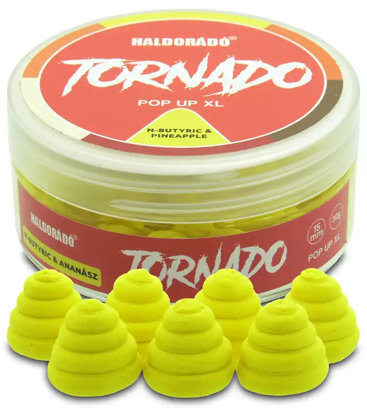 Nieuw Haldorádó TORNADO Pop Up XL 15mm - N-Butyric & Ananász