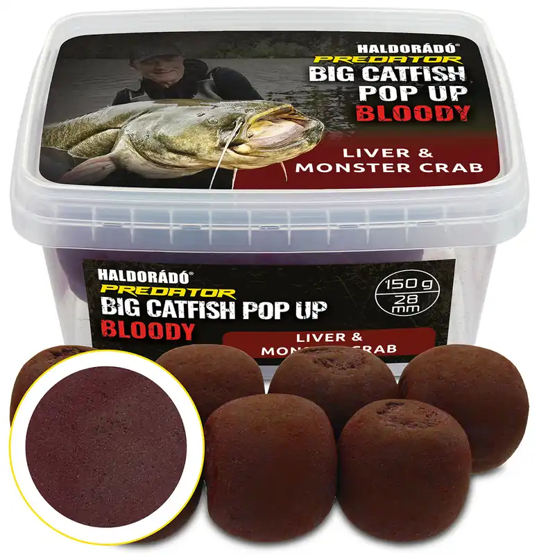 Haldorádó Catfish Pop Up Bloody - Liver & Monster Crab Populair