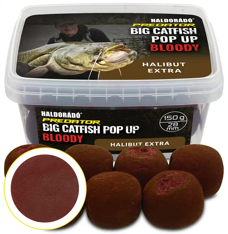 Haldorádó Catfish Pop Up Bloody - Halibut Extra Gecertificeerd