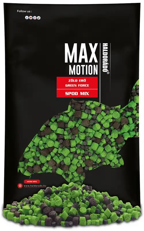 Haldorádó MAX MOTION Spod Mix - Green Force Merkproduct