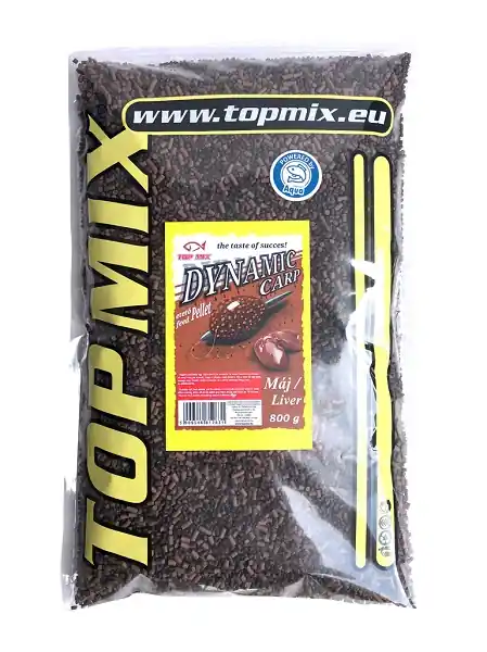 Gratis Retour Top Mix Dynamic Carp etető pellet, Máj