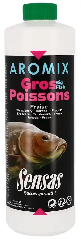 Sensas Attraktor Aromix Fraise (eper) 500ml Bestel Nu