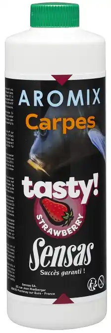 Betrouwbaar Sensas Attraktor Aromix Carp Tasty Strawberry (eper) 500ml