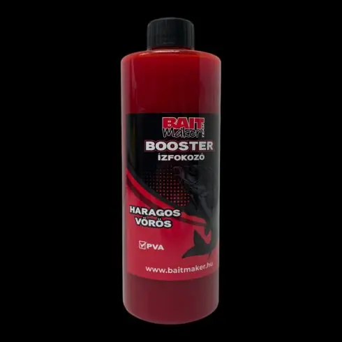 Snelle Levering BAIT MAKER BOOSTER ízfokozó Haragos Vörös 500 ml