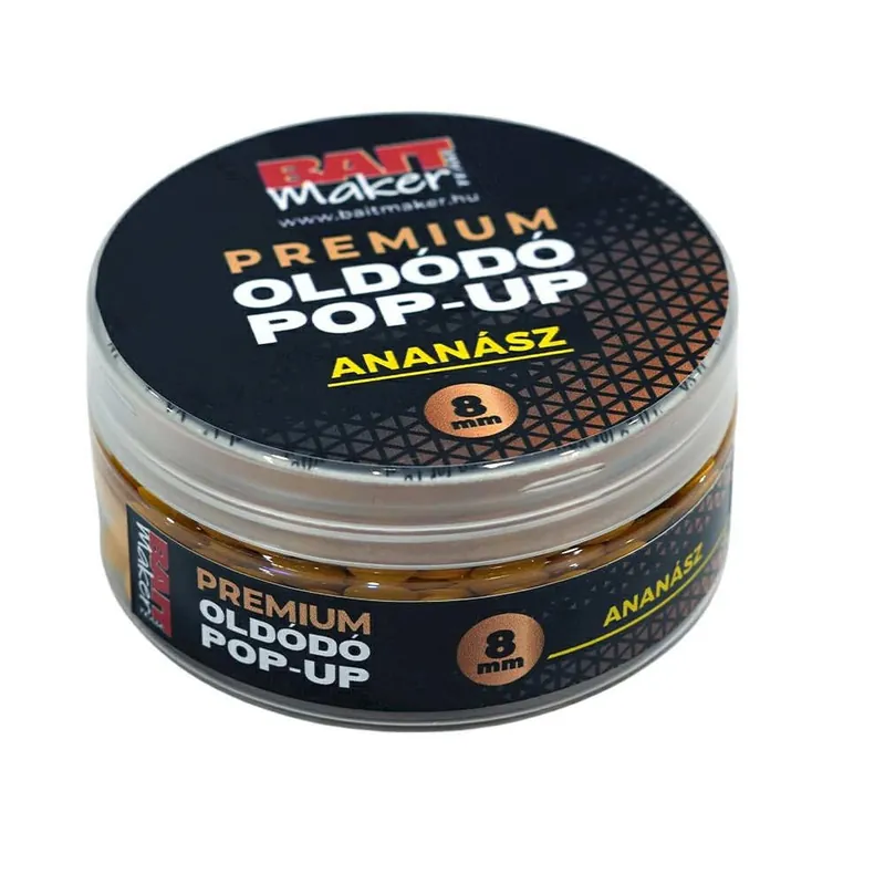 BAIT MAKER Premium Oldódó Pop Up 8 mm Ananász 20 g Aanbieding
