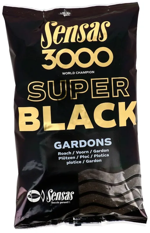 Bestel Nu Sensas Etetőanyag 3000 Super Black (Koncér-fekete) 1kg