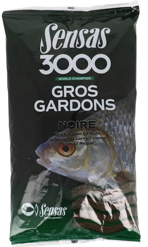Express Levering Sensas Etetőanyag 3000 Gros Gardons Black (nagy koncér-fekete) 1kg
