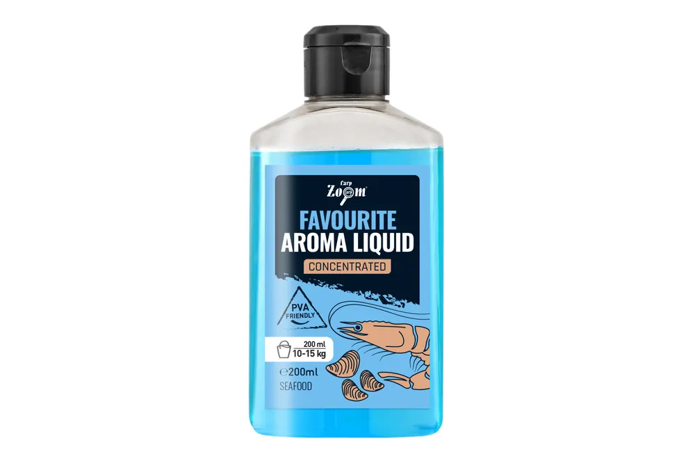 CarpZoom Favourite folyékony aroma, tenger gyümölcsei, 200ml Finale Uitverkoop