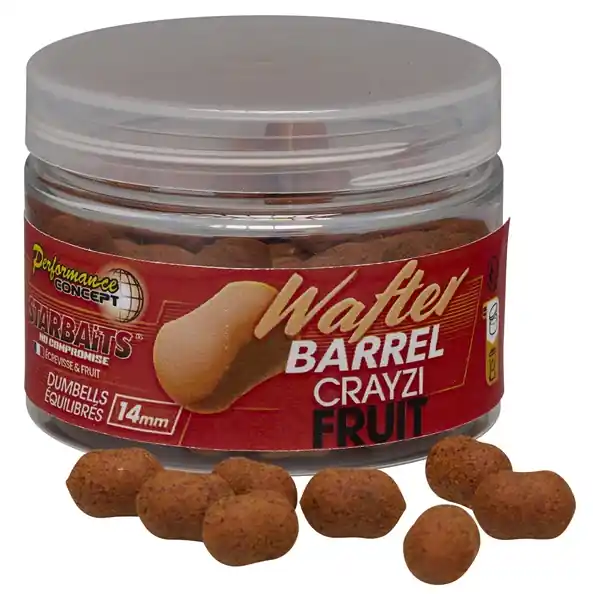 Finale Uitverkoop Starbaits Wafter Crayzi Fruit 50g 14mm
