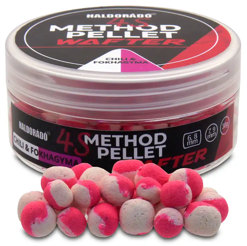 Express Levering Haldorádó 4S Method Pellet Wafter 6, 8mm - Chili & Fokhagyma