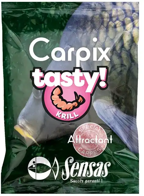 Sensas Attraktor Powder Carp Tasty Krill (krill) 300g Gratis Retour