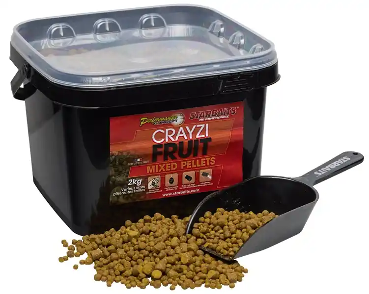 Flitsaanbieding Starbaits Pellet Mixed Crayzi Fruit 2kg