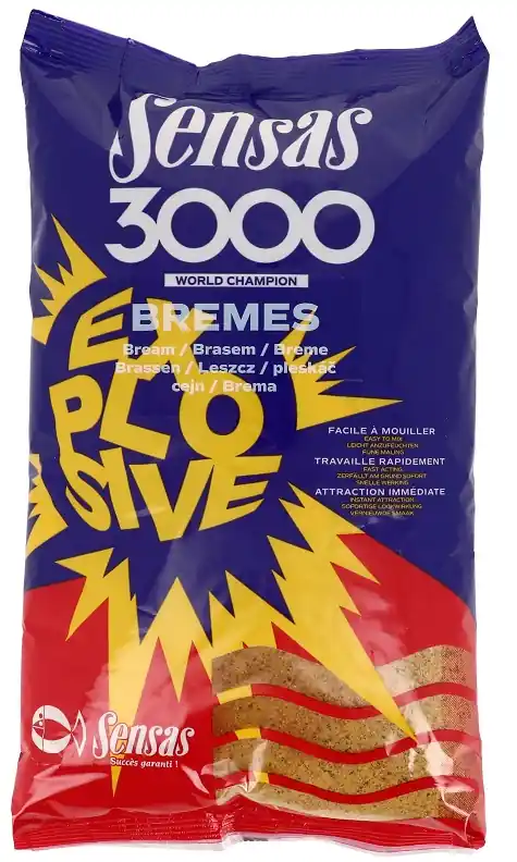 Superprijs Sensas Etetőanyag 3000 Explosive Bremes (dévér) 1kg