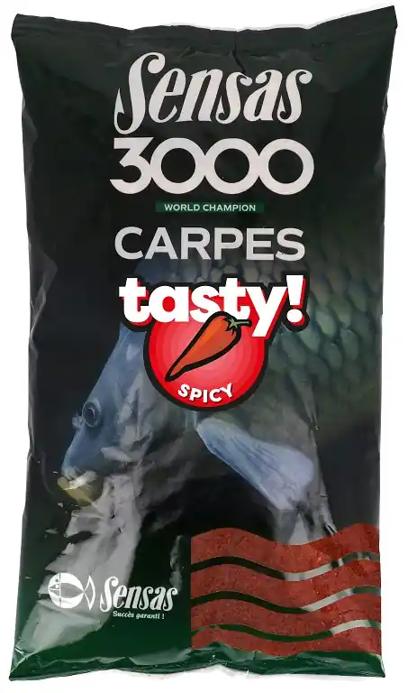 Sensas Etetőanyag 3000 Carp Tasty Spicy (ponty fűszer Robin Red) 1kg Bestseller