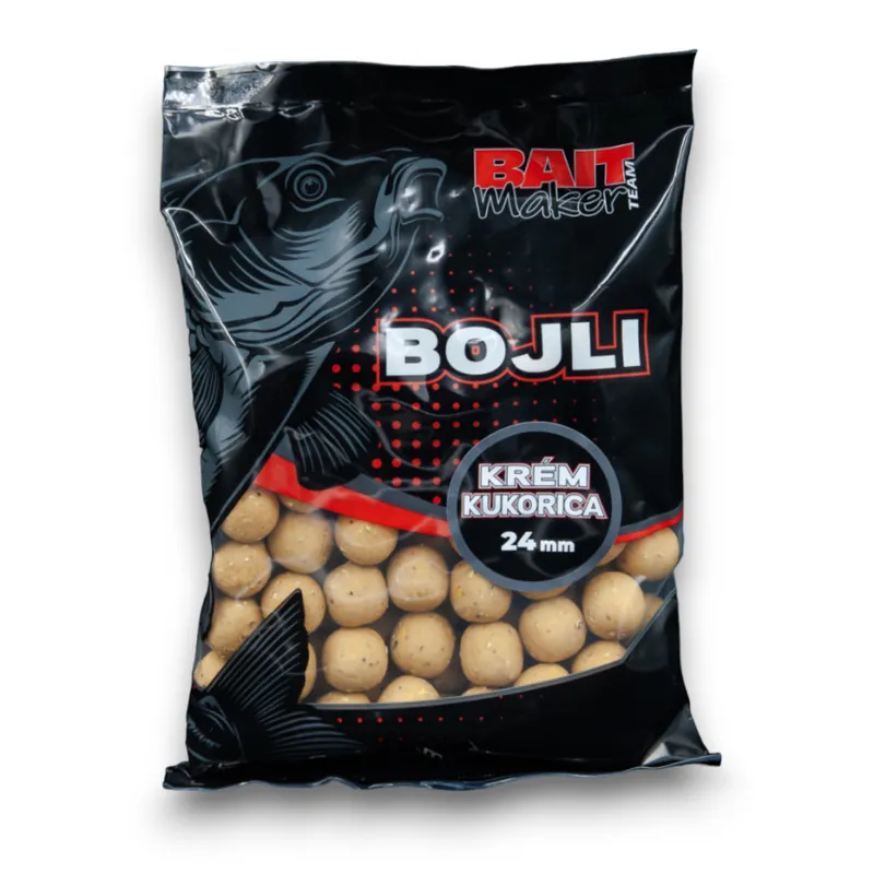 Direct Beschikbaar BAIT MAKER Bojli 24 mm Krém Kukorica 800g
