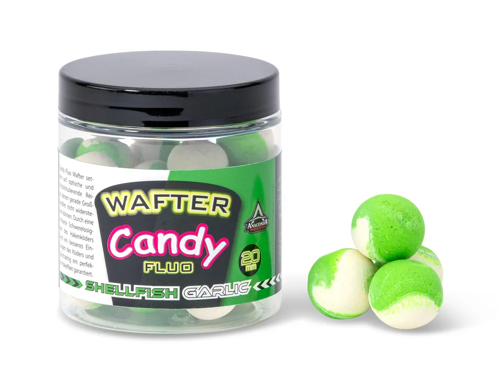 Beperkt Aanbod ANACONDA Candy Fluo Wafter Garlic-Shellfish/ Fokhagyma-Kagyló