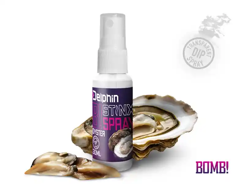 Tijdelijk Beschikbaar Delphin STINX SPRAY / 30 ml aroma spray (Osztriga/átlátszó)