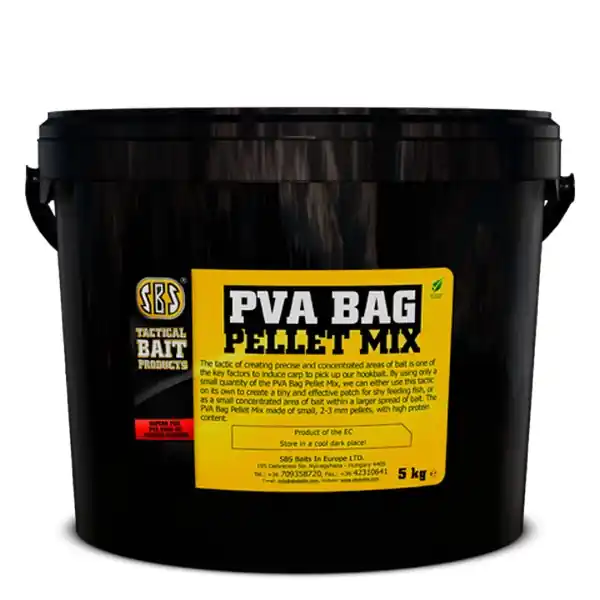 SBS PVA Bag Pellet Mix 5kg Squid & Octopus Hoge Kwaliteit